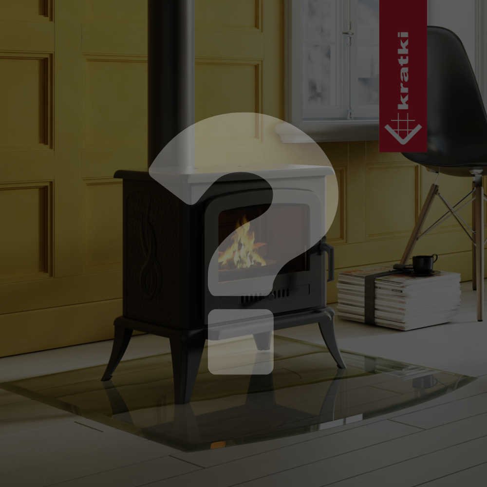 Piec na drewno żeliwny wolnostojący piec koza K12 KRATKI 6kW Ø130 3-8kW